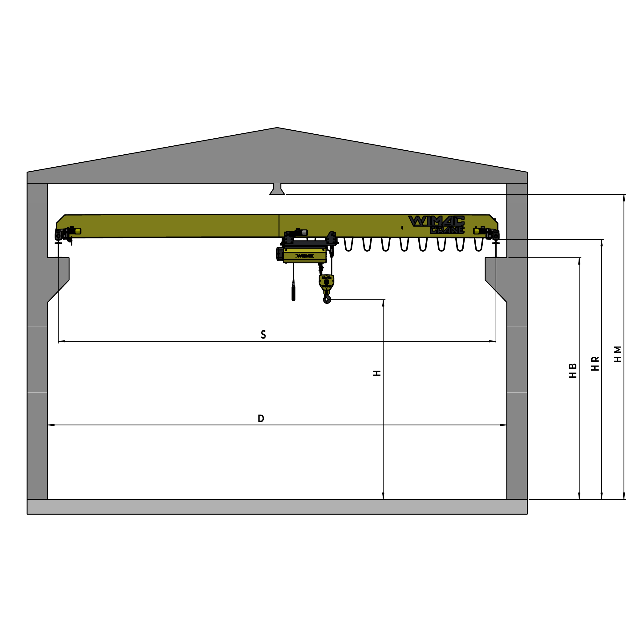 Overhead Crane Diagram